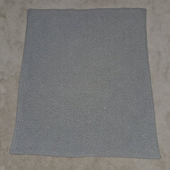 Moon Stars Fleece Baby Blanket Gray Sherpa Raccoon Bear Squirrel Fox Deer - Picture 6 of 6